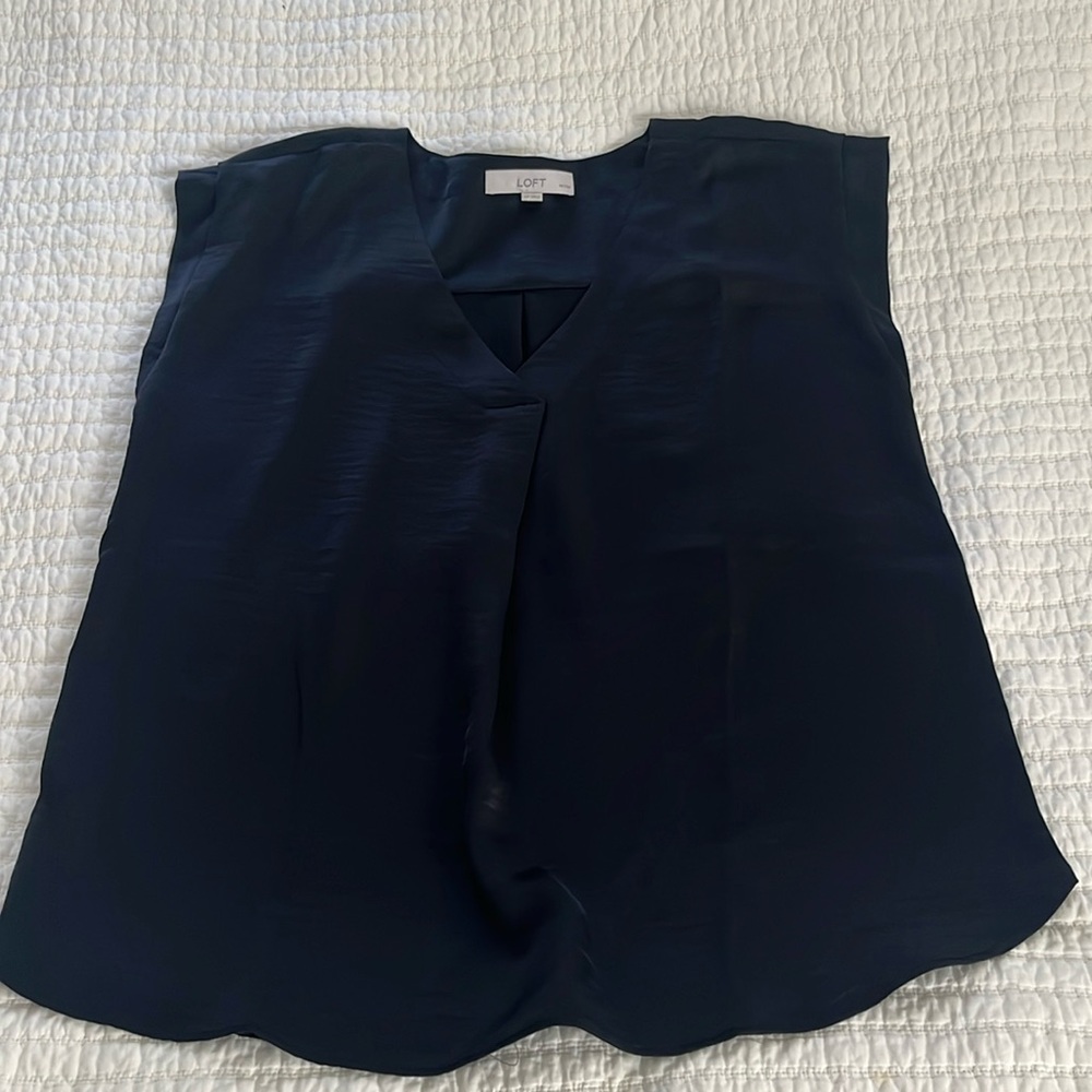 Loft sleeveless top - size Large Petite